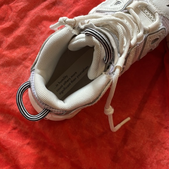 Nike Air kid toddler girl white sneakers size 12C - Picture 5 of 8